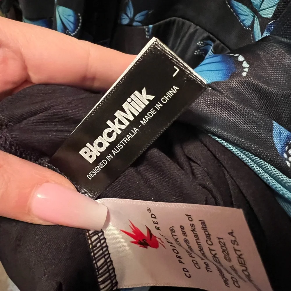 Blackmilk Butterfly Spell Sheer Dance Partner Dress High Low Dress L NWT - Picture 4 of 5